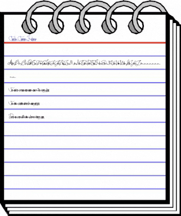 Tanda Tangan Regular animated font preview