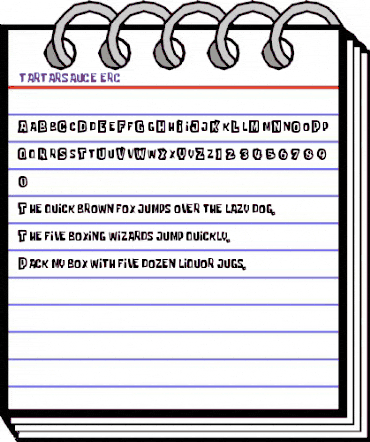 tartarsauce_erc Regular animated font preview