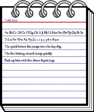 TaskHairy Regular animated font preview TaskHairy Regular animated font preview