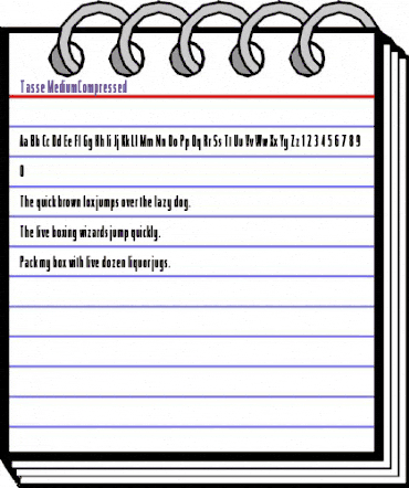 Tasse Regular animated font preview Tasse Regular animated font preview