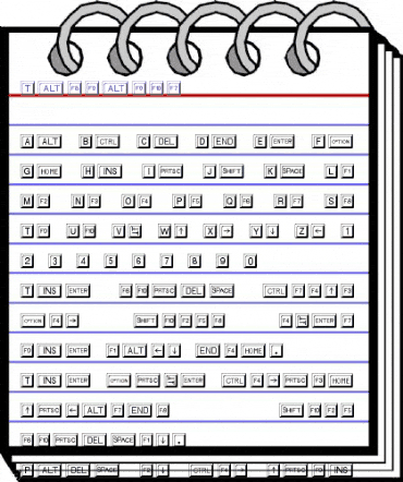 Tastatur Regular animated font preview Tastatur Regular animated font preview