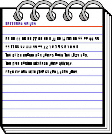 Tattooed Sailor Regular animated font preview Tattooed Sailor Regular animated font preview