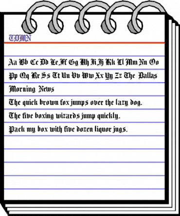 TDMN Medium animated font preview TDMN Medium animated font preview