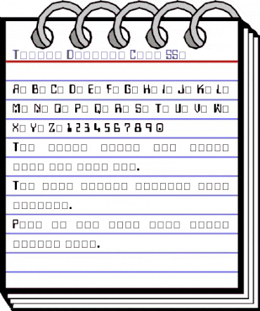 Techno Display Caps SSi Regular animated font preview Techno Display Caps SSi Regular animated font preview