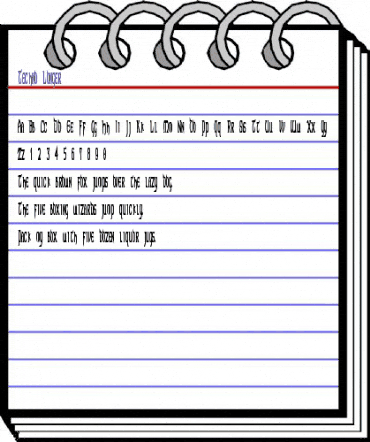 Techno Longer Regular animated font preview Techno Longer Regular animated font preview