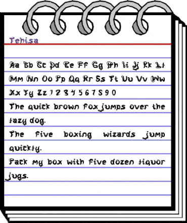 Tehisa Regular animated font preview