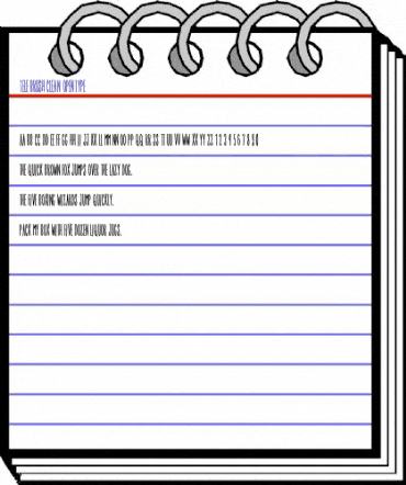 Tele Brush Clean Regular animated font preview