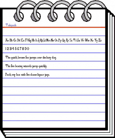 Telepath Regular animated font preview Telepath Regular animated font preview