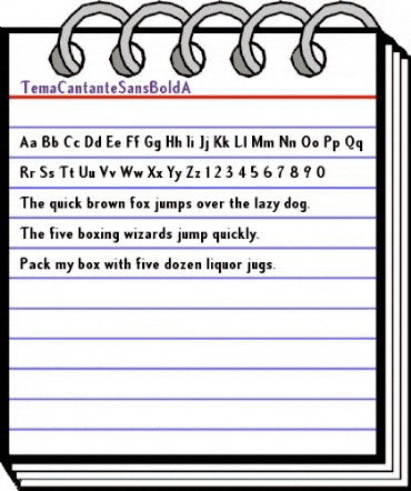 TemaCantanteSans Regular animated font preview TemaCantanteSans Regular animated font preview