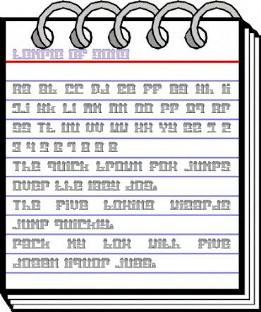 Temple of Gong Regular animated font preview Temple of Gong Regular animated font preview