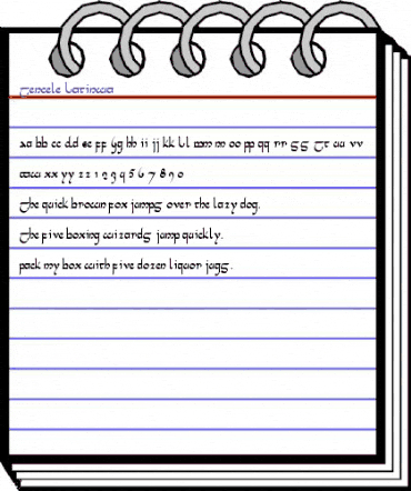 Tencele Latinwa Regular animated font preview Tencele Latinwa Regular animated font preview