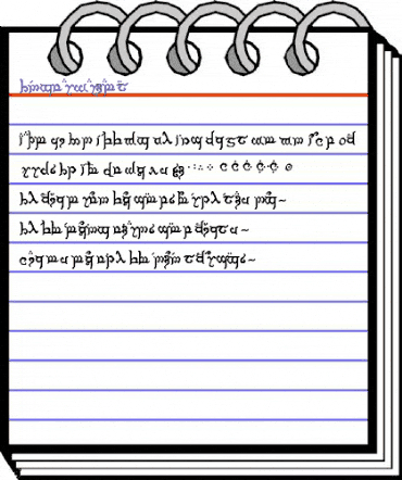 Tengwar Marzabul Regular animated font preview Tengwar Marzabul Regular animated font preview