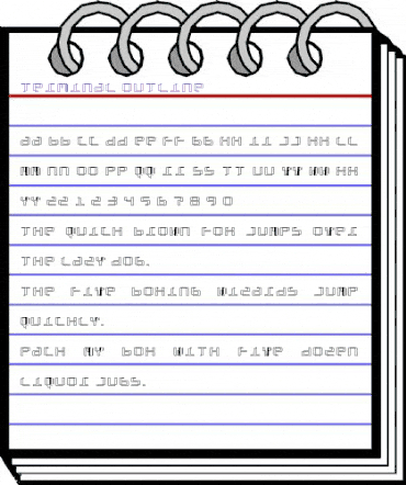 Terminal Regular animated font preview Terminal Regular animated font preview