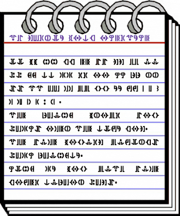 TFGunray Bold animated font preview