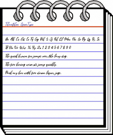 Thanthen Regular animated font preview Thanthen Regular animated font preview