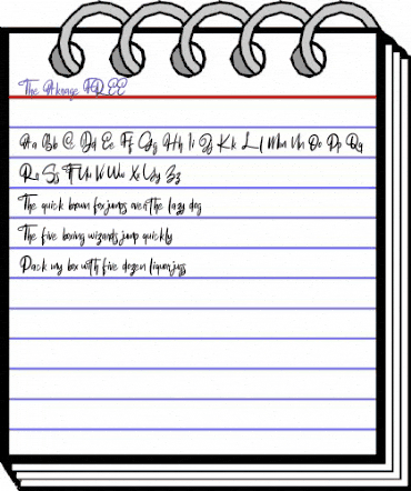 The Akrage FREE Regular animated font preview