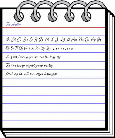 The Austin Regular animated font preview The Austin Regular animated font preview