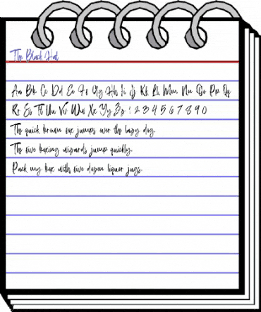 The Black Hat Regular animated font preview The Black Hat Regular animated font preview