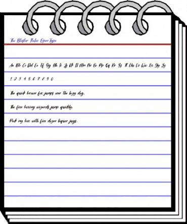 The Blester Italic Regular animated font preview The Blester Italic Regular animated font preview