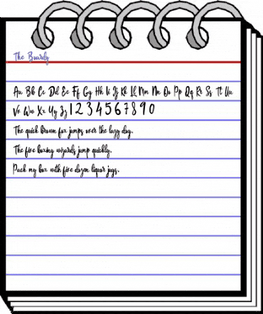 The Boardy Regular animated font preview