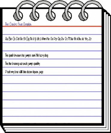 The Carbs Free Regular animated font preview