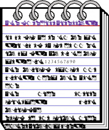 The Comedian Dingbats Regular animated font preview The Comedian Dingbats Regular animated font preview