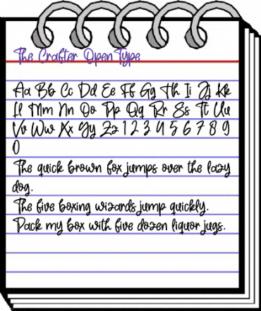 The Crafter Regular animated font preview The Crafter Regular animated font preview