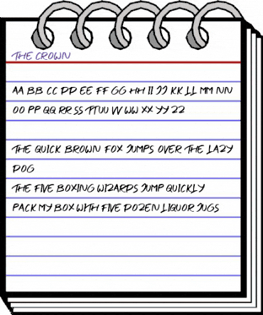 THE CROWN Regular animated font preview THE CROWN Regular animated font preview