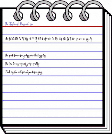 The Fashionist Personal Use Regular animated font preview The Fashionist Personal Use Regular animated font preview