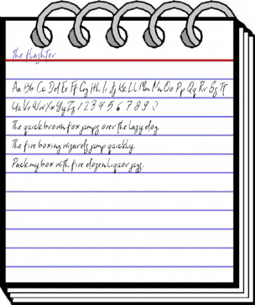 the flashter Regular animated font preview the flashter Regular animated font preview