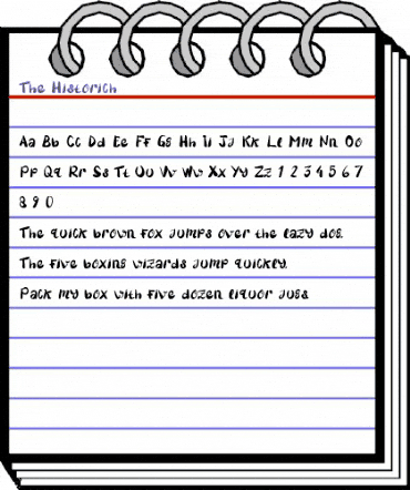 The Historich Regular animated font preview The Historich Regular animated font preview