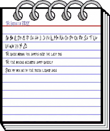 The Loccosta FREE Regular animated font preview The Loccosta FREE Regular animated font preview