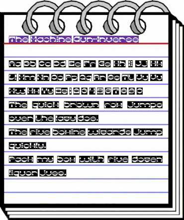 The Machine Gun-Inverse Regular animated font preview The Machine Gun-Inverse Regular animated font preview