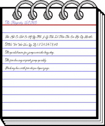 The Majority Regular animated font preview The Majority Regular animated font preview