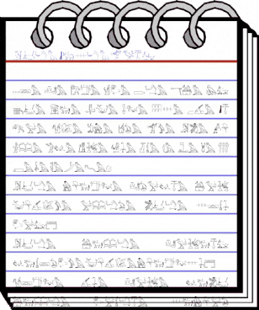 The Nile Song Regular animated font preview The Nile Song Regular animated font preview