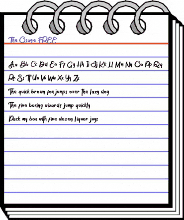 The Osage FREE Regular animated font preview The Osage FREE Regular animated font preview