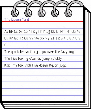 The Queen Font Regular animated font preview The Queen Font Regular animated font preview