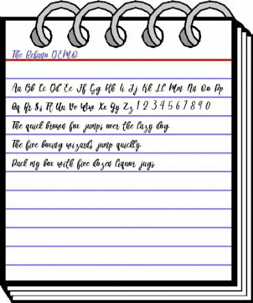 The Refano DEMO Regular animated font preview The Refano DEMO Regular animated font preview