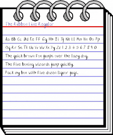 The Ribbon Line Regular animated font preview The Ribbon Line Regular animated font preview