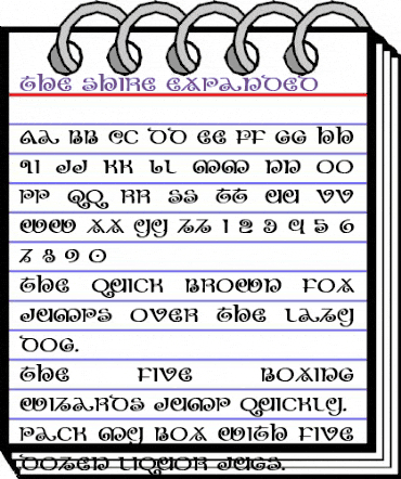 The Shire Expanded Expanded animated font preview The Shire Expanded Expanded animated font preview