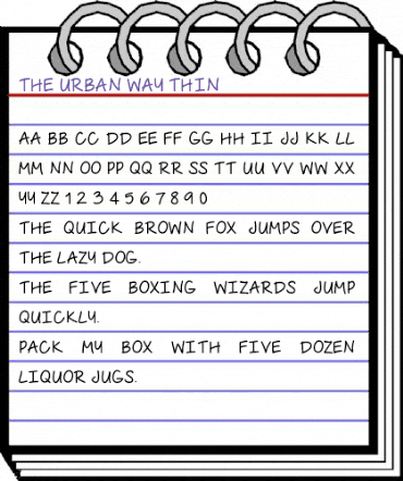 UrbanClass Medium animated font preview UrbanClass Medium animated font preview