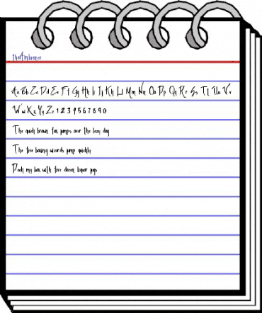 the Ambience Regular animated font preview