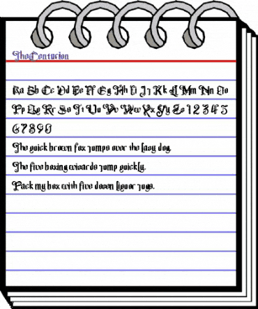 The Centurion Regular animated font preview