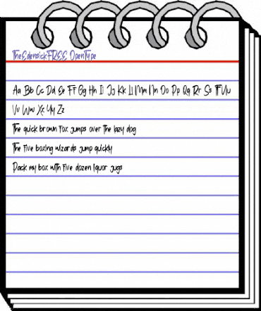 The Edensick FREE Regular animated font preview