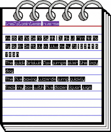 thefotosintesis-Inverse Regular animated font preview