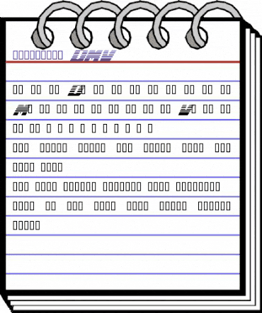 TheJermCA DMV Regular animated font preview