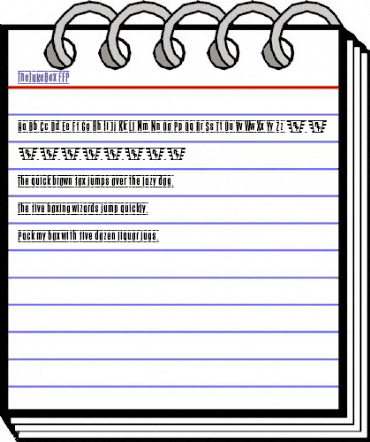 The Juke Box FFP animated font preview The Juke Box FFP animated font preview