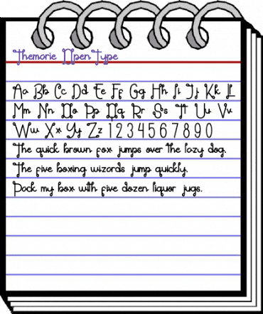 Themarie Regular animated font preview Themarie Regular animated font preview