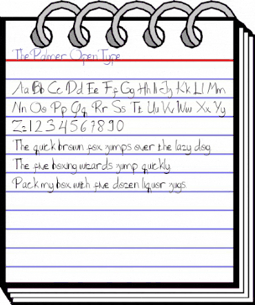 ThePalmer Regular animated font preview ThePalmer Regular animated font preview