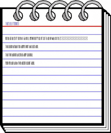 Therlalu - Free Vers Regular animated font preview